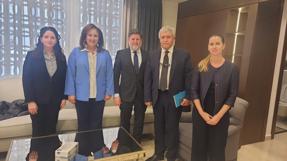 القطامين يبحث التعاون مع منظمة التعاون الاقتصادي والتنمية